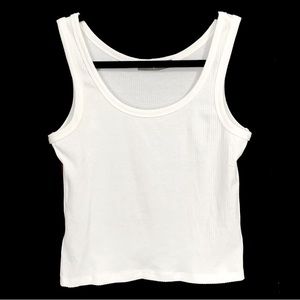 Tresics Ribbed Crop Tank Top